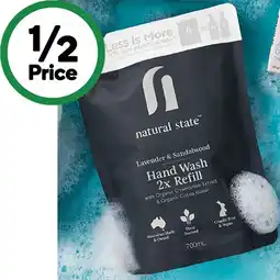 Woolworths Natural State Hand Wash Refill 700ml offer