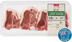 Coles Coles Australian Lamb Loin Chops offer