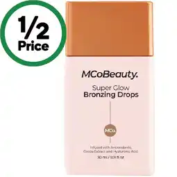 Woolworths MCoBeauty Super Glow Bronzer Drops 30ml offer