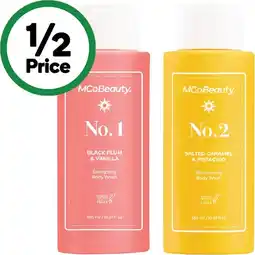 Woolworths MCoBeauty Body Wash 385ml offer
