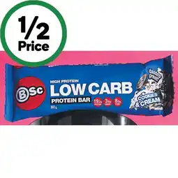 Woolworths BSc Low Carb High Protein Bar 60g^ offer