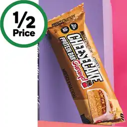 Woolworths Muscle Nation Cheesecake Protein Bars 50g^ offer
