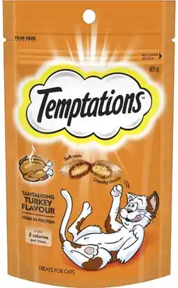 Coles Temptations Cat Treats 85g offer