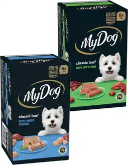 Coles My Dog Dog Food 6x100g offer