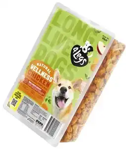 Coles 4 Legs Natural + Wellness Boost Meatball Dog Food Tray 870g offer