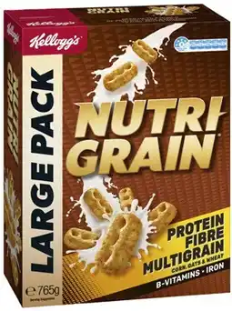 Coles Kellogg's Nutri Grain Cereal 765g offer