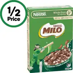 Woolworths Nestle Milo Cereal 535-620g offer