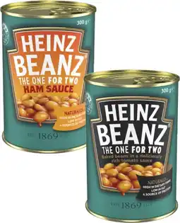 Coles Heinz Baked Beanz or Spaghetti 300g offer