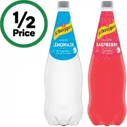 Woolworths Schweppes Soft Drink Varieties 1.1 Litre offer