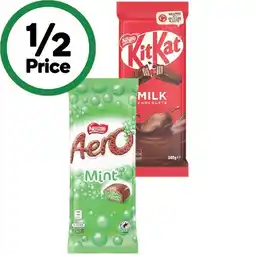 Woolworths Nestle Blocks 118-180g offer