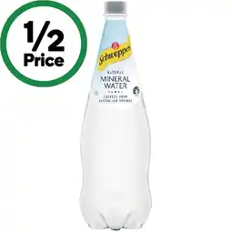 Woolworths Schweppes Mineral Water Varieties 1.1 Litre offer