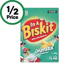 Woolworths In A Biskit Baked Crackers 145-160g offer