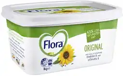 Coles Flora Margarine 1kg offer
