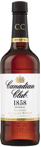 Coles Canadian Club Whisky offer
