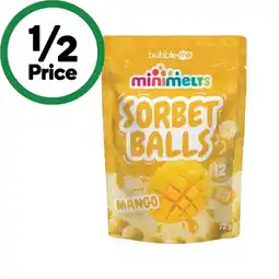 Woolworths Bubbleme Mini Melts 72g – From the Freezer offer