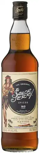 Coles Sailor Jerry Caribbean Rum offer