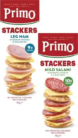 Coles Primo Stackers 45g-50g offer