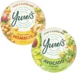 Coles Yumi's Dip 200g offer