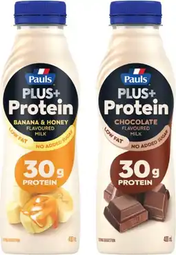 Coles Pauls Plus Protein Flavoured Milk 400mL offer