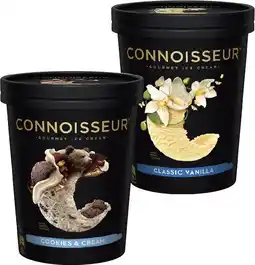 Coles Connoisseur Ice Cream Tub 1 Litre offer