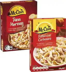 Coles McCain Red Box Tray Meal 375g-400g offer
