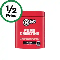Woolworths BSc Pure Creatine 200g offer