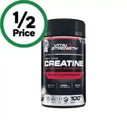 Woolworths Vital Strength Creatine 300g offer