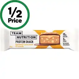 Woolworths Team Nutrition Protein Snack Bar 55g offer