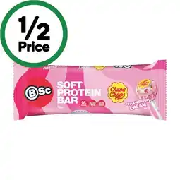 Woolworths BSc Chupa Chups Soft Protein Bar 55g offer