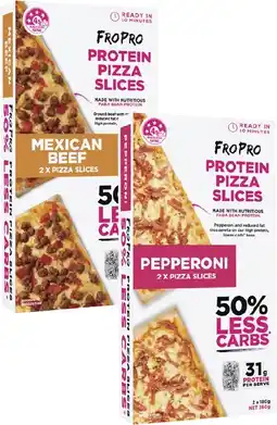 Coles FroPro Protein Pizza Slices 2 Pack 360g offer