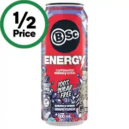 Woolworths BSc Energy Drink 500ml offer