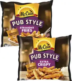 Coles McCain Pub Style Fries 750g offer