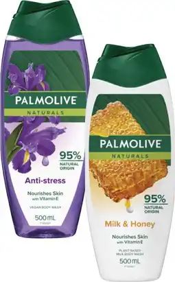 Coles Palmolive Naturals Body Wash 500mL offer