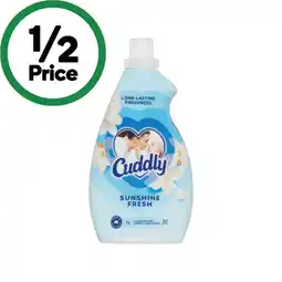 Woolworths Cuddly Concentrated Fabric Conditioner 1 Litre offer