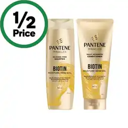 Woolworths Pantene 3 Minute Miracle Shampoo 375ml or Conditioner 350ml offer
