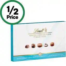 Woolworths Lindt Praline Master Collection 184g offer