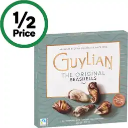 Woolworths Guylian Seashells 250g offer