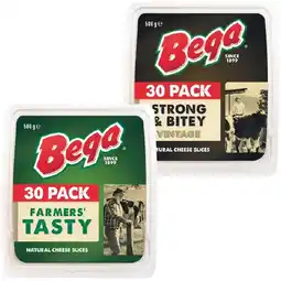 Woolworths Bega Cheese Slices 500g offer