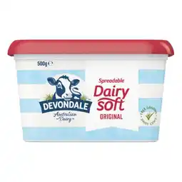 Woolworths Devondale Butter Dairy Soft 500g offer