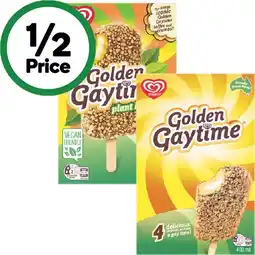 Woolworths Streets Golden Gaytime Ice Cream 400ml Pk 4 – From the Freezer offer