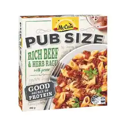 Woolworths McCain Pub Size White Box Meals 480-500g offer
