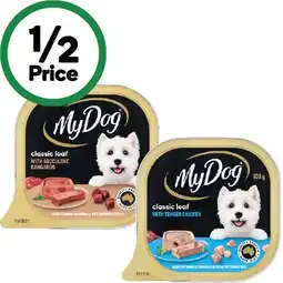 Woolworths My Dog Wet Dog Food 100g offer