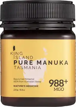 healthylife King Island Pure Manuka Honey Mgo 988+ 250g offer