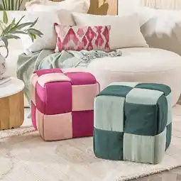Pillow Talk Harrison Corduroy Cube Ottoman by M.U.S.E offer