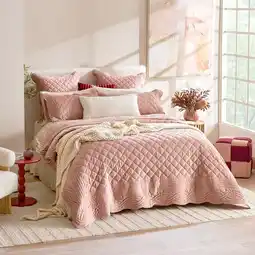Pillow Talk Charlotte Velvet Coverlet Set by Habitat offer