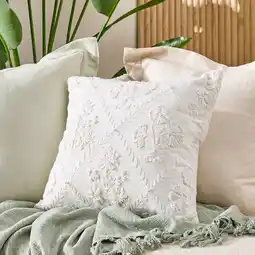 Pillow Talk Juniper Embroidered Cushion by M.U.S.E offer