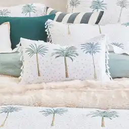 Pillow Talk Isadora Palm Oblong Cushion by Essentials offer