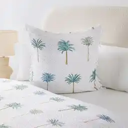 Pillow Talk Isadora Palm European Pillowcase by Essentials offer
