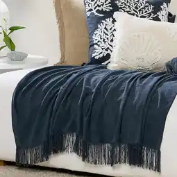Pillow Talk Isola Chenille Extra Large Throw by M.U.S.E offer