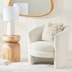 Pillow Talk Ava Boucle Occasional Chair by M.U.S.E offer